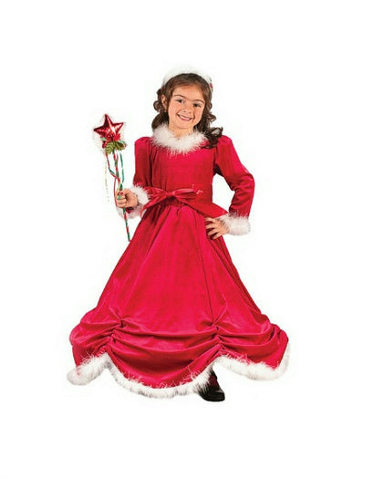 Christmas Princess Child Costume Dress Size Small 4-6