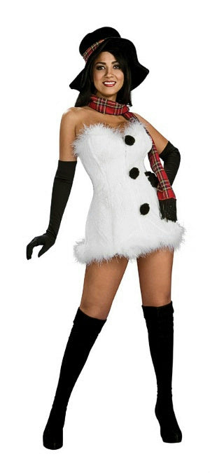 Frostbite Frostbitten Frosty Snowman Sexy Adult Christmas Costume Size XS 0-2