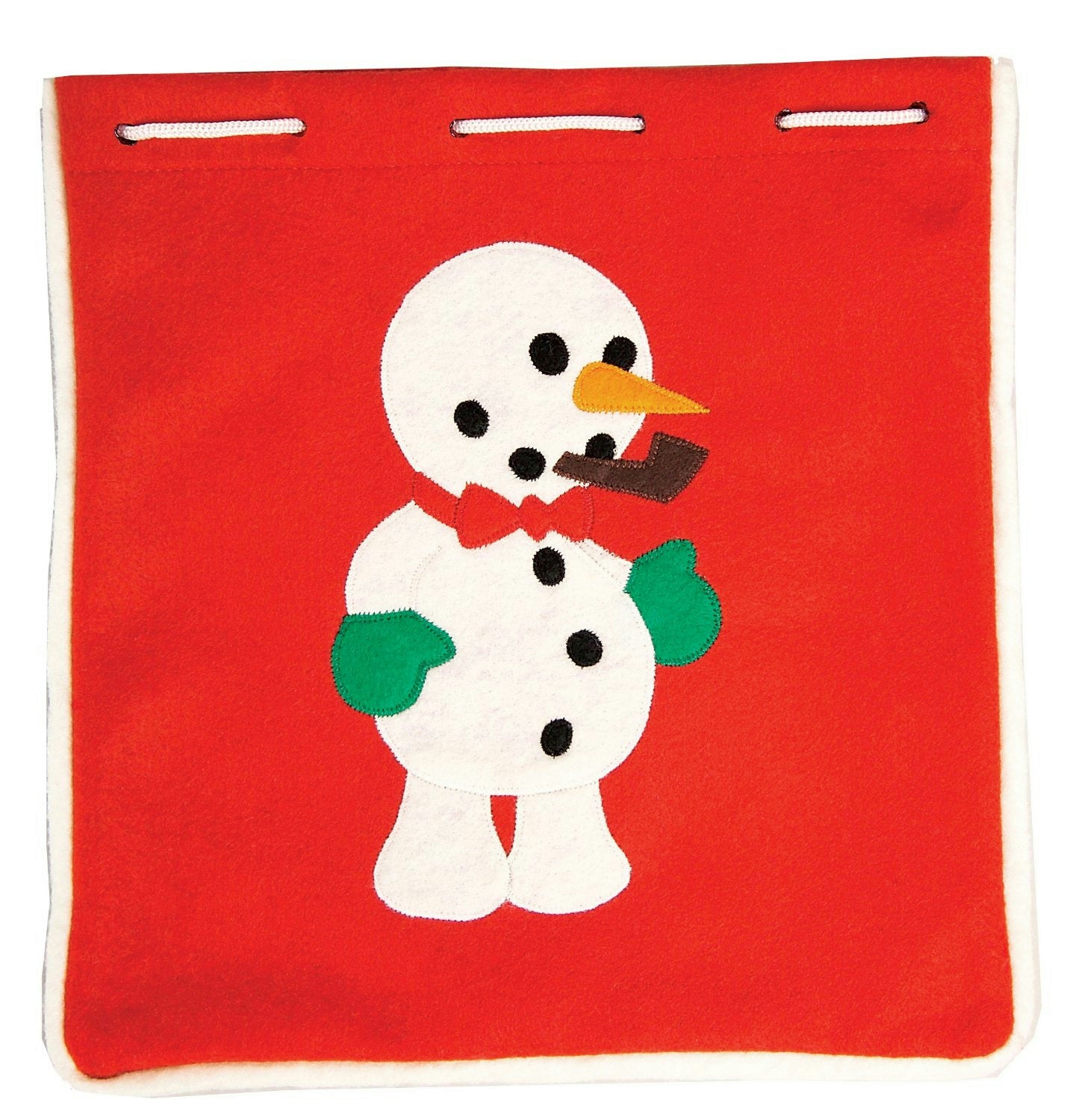 Snowman Classic Accessory Decorating Kit Gloves Pipe Nose Bowtie EVA Pieces