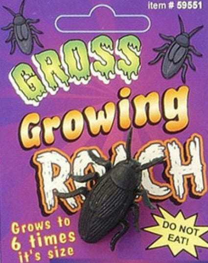 Gross Growing Roach Grow A Roach Cockroach Fake Bug Gag