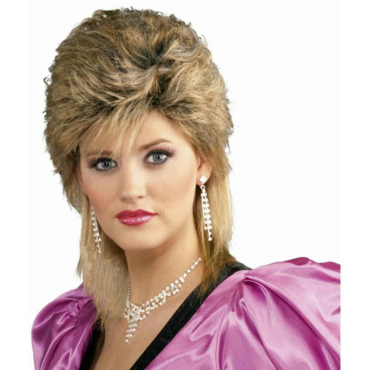 80's Salon Wig Mixed Blonde
