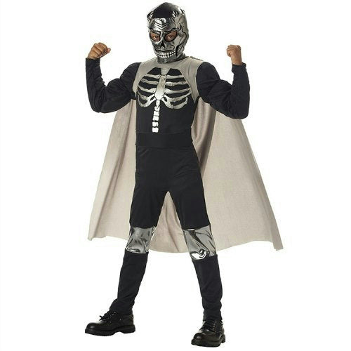 El Muerto Mexican Pro Wrestler Luchadore Child Costume Size Small 6-8