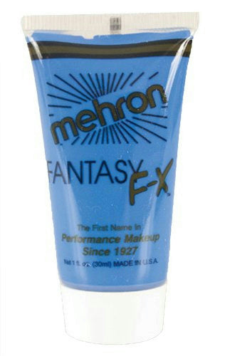 Mehron Fantasy FX Cream Water Based Makeup 1 oz Blue
