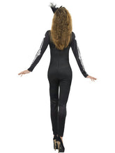 Load image into Gallery viewer, Women&#39;s Soleil Skeleton Cat Suit Sexy Adult Costume Size Large
