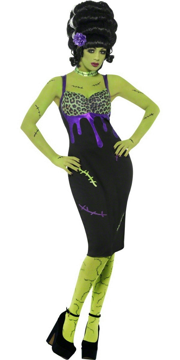 Pin Up Frankie Sexy Bride of Frankenstein Adult Costume Size Small