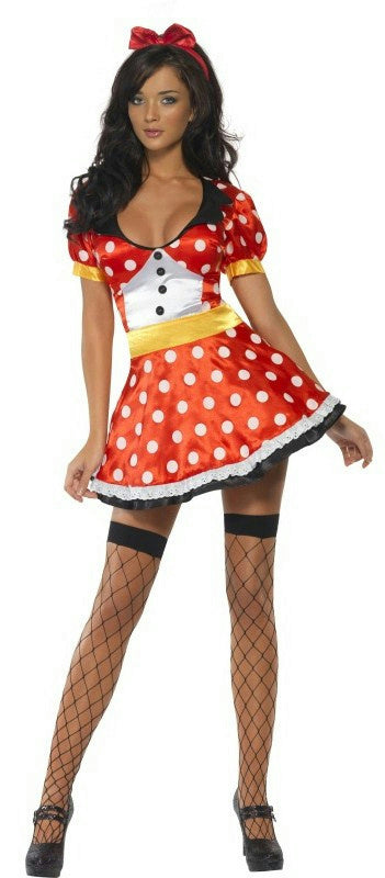 Fever Miss Minnie Mouse Adult Costume Size Small