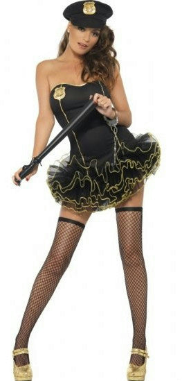 Fever Tutu Police Adult Costume Size Medium