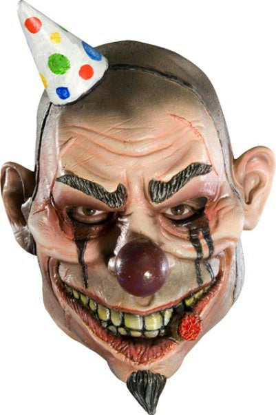 Boozo Creepy Party 3/4 Vinyl Adult Clown Mask