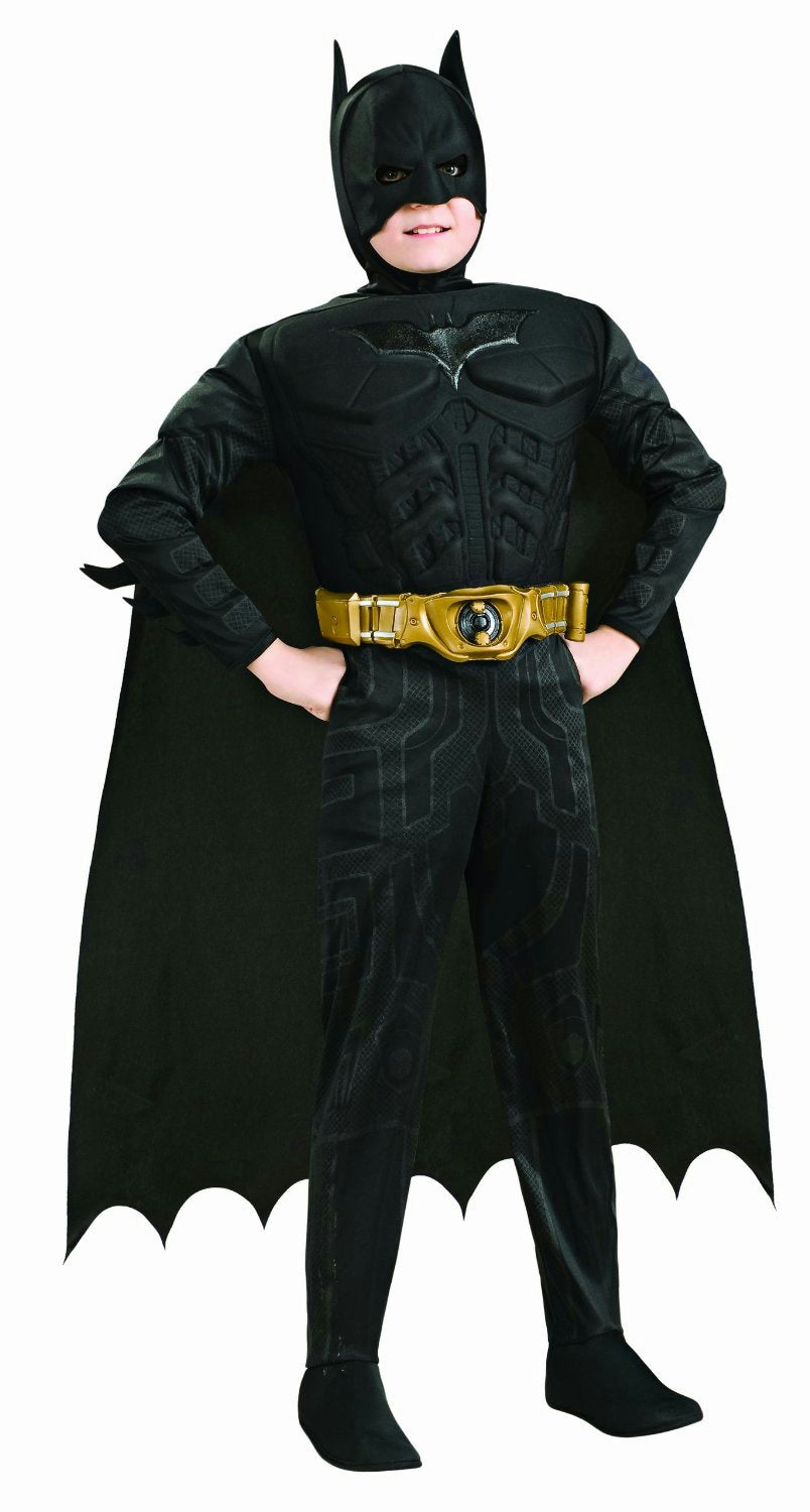 Deluxe Batman Child Muscle Chest Costume Size Large 12-14