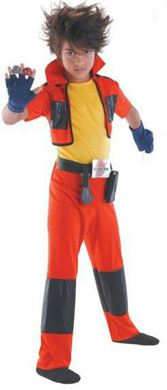 Bakugan Dan Classic Child Costume Size 4-6