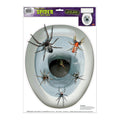 Peel 'N Place Spider Toilet Topper Joke Gag