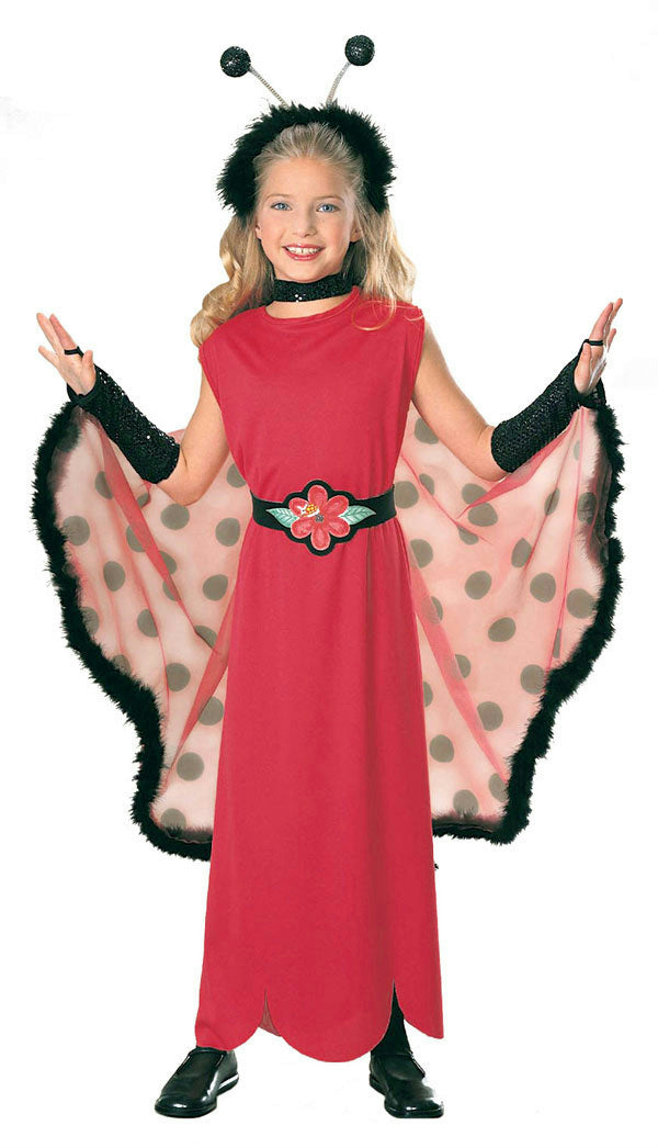 Ladybug Child Costume Size Small 4-6