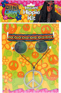 Male Feeling Groovy Hippie Accessory Kit Peace Lennon Shades