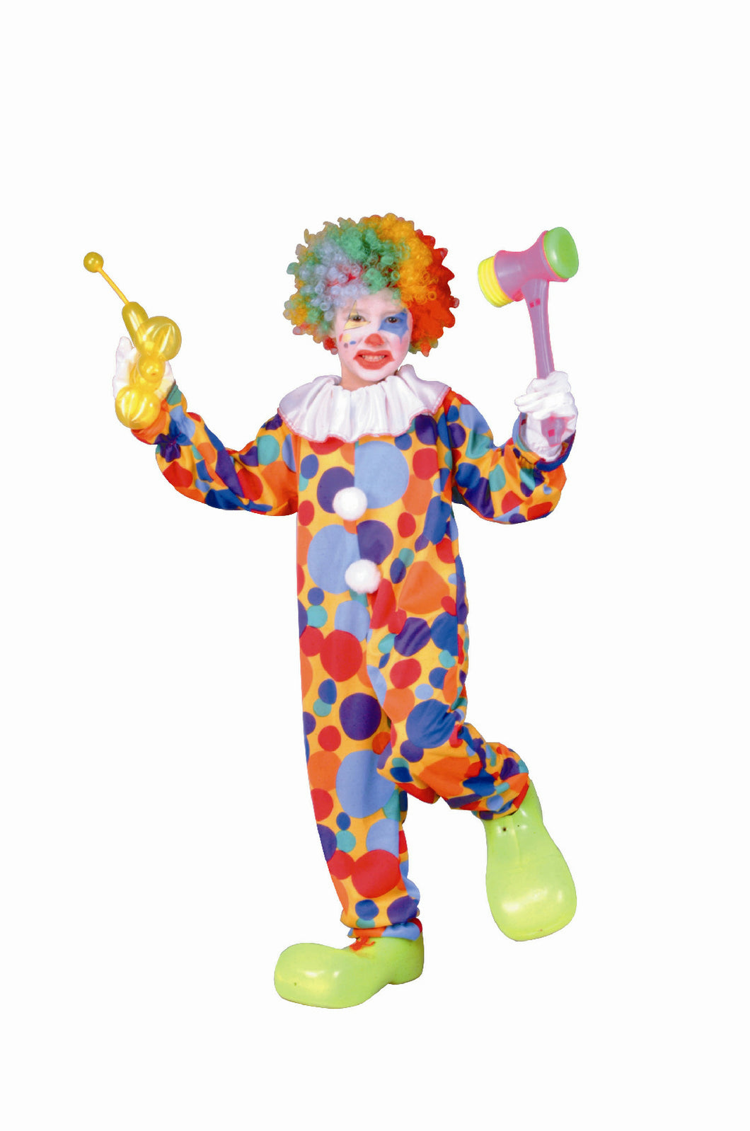 RG Costumes Polka Dots Clown Child Costume Size Small 4-6