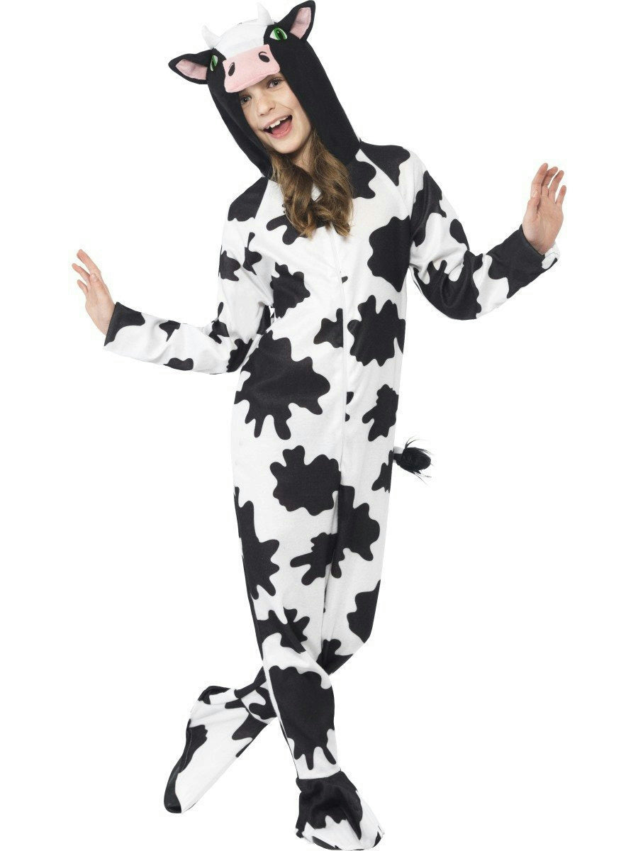 Unisex Kids Cow Costume Size Small 4-6