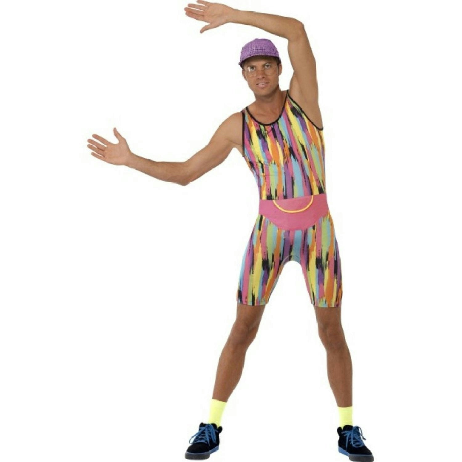 Smiffy's Men's Aerobics Instructor Mr Energizer Costume Size Large