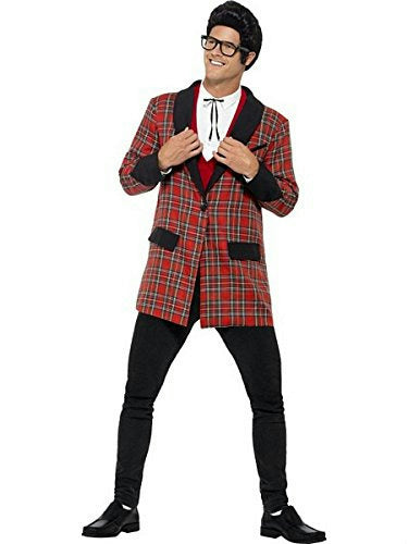 Smiffy's Men's 50's Teddy Boy Plaid Costume Size Large