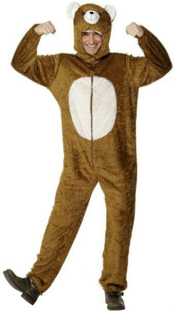 Smiffy's Bear Adult Costume with Hood Size Medium