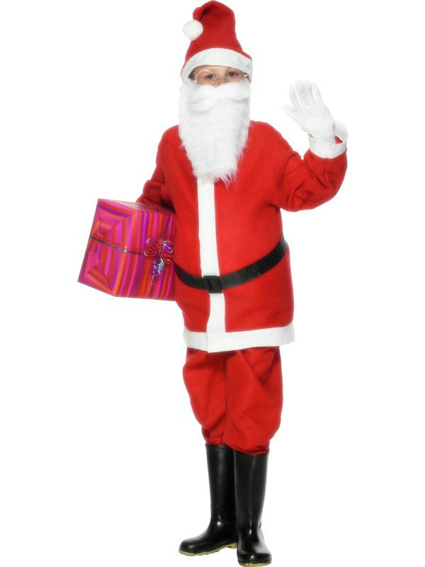 Smiffy's Santa Claus Boy Suit Child Costume Size Large