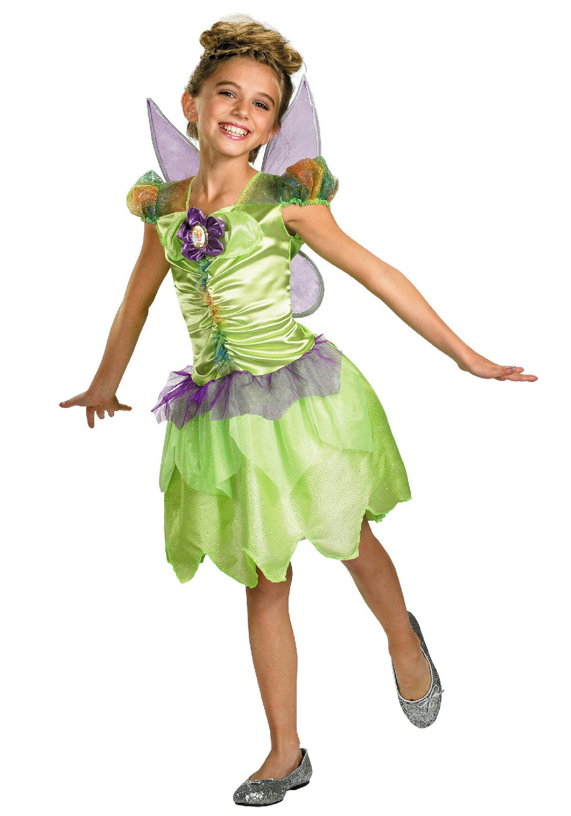 Disney Tinker Bell Rainbow Classic Toddler Girls Costume Size 3T-4T
