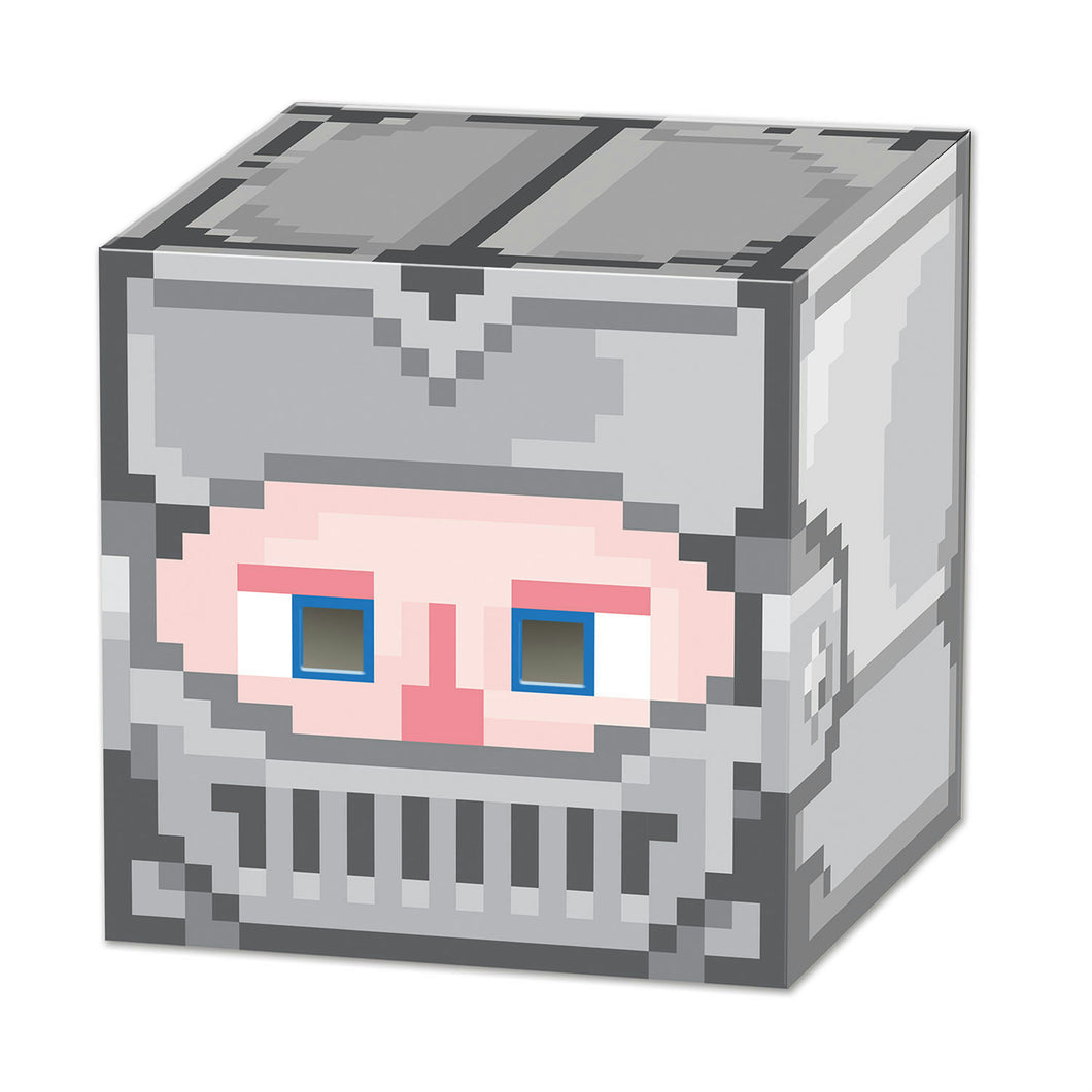 Knight 8-Bit Box Head 9'' x 9'' Mask