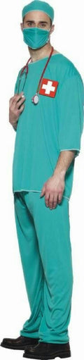 Doctor Surgeon Adult Standard Dr Costume Scrub ER Size Medium