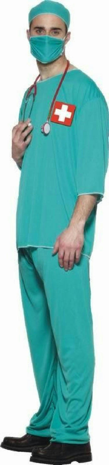Doctor Surgeon Adult Standard Dr Costume Scrub ER Size Medium