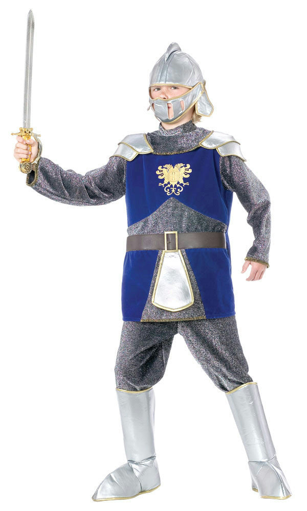 RED Deluxe Knight Child Armor Chainmail Costume Large 12-14