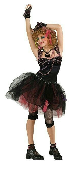 80's Diva Junior Size Costume Size Teen Large 10-12