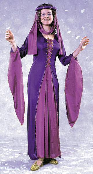 Classic Medieval Princess Lady Adult Costume S/M 2-8