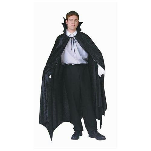 Vampire Gothic Goth Black Velvet 56'' Bat Cape
