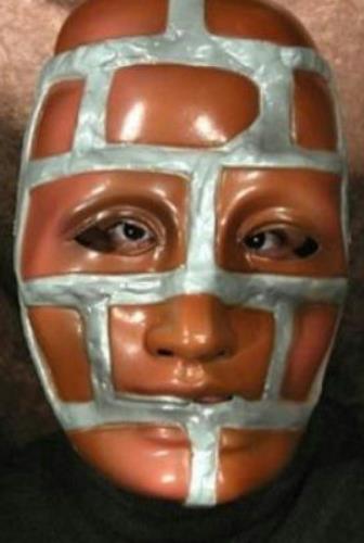 Concrete Wall Seffens Model Adult Plastic Mask