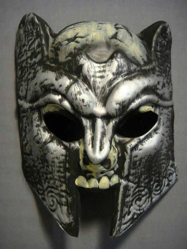 Horrorland Dark Knight Foam Chinless Face Mask with Elastic Strap