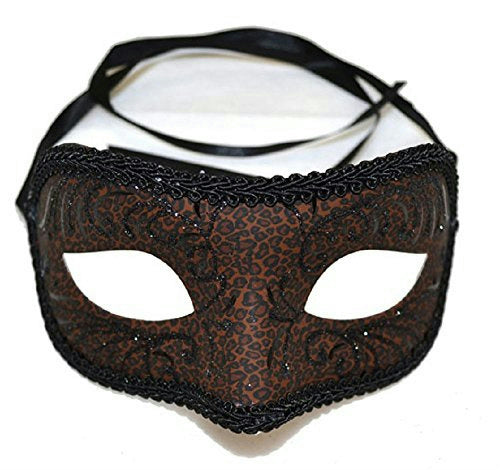 Romeo Petite Animal Cheetah Print Eye Mask Mardi Gras