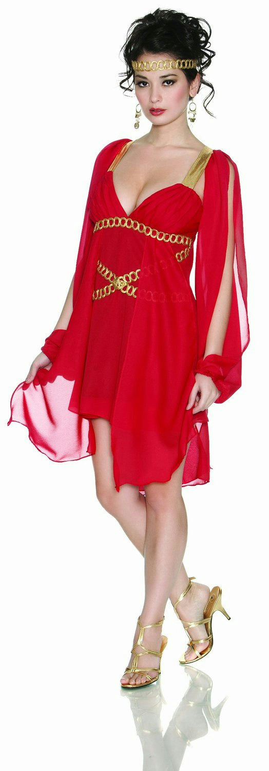 Delicious Grecian Goddess in Red Sexy Adult Costume XS/SM