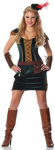 Delicious Lady Sherwood Maid Marian Sexy Robin Hood Adult Costume S/M