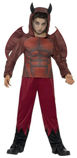 Smiffy's Deluxe Devil Child Costume Size Large