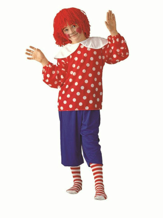 Rag Doll Boy Child Costume Size Small 4-6