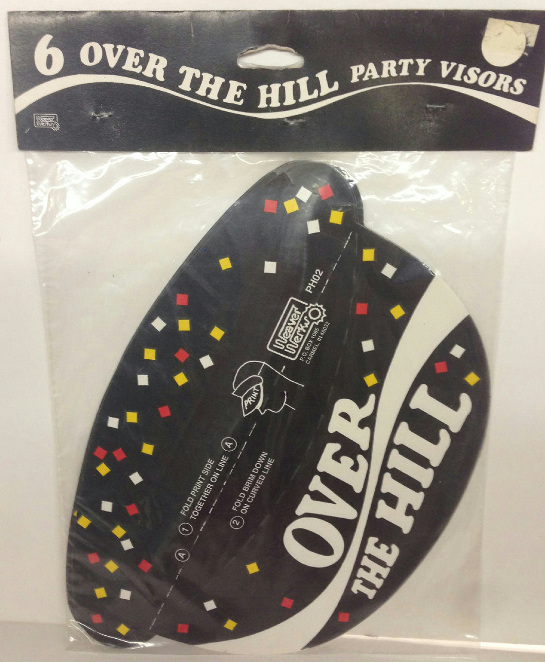 Over The Hill Party Visors Prank Gag Grandpa Birthday Retirement Gift