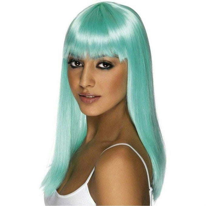 Neon Aqua Glamourama Wig