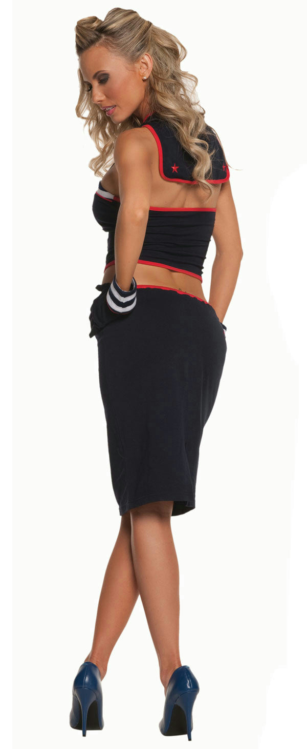 Sexy Seaside Pinup Sailor Costume Size Small 2-6