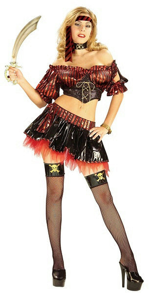 Forum Novelties Women's Pirate's Pleasure Sexy Costume Size XS/SM (2-6)