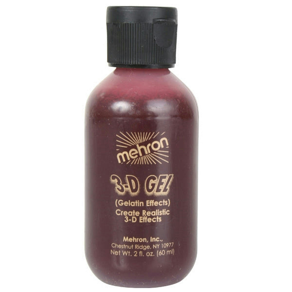 Mehron Blood Red 3-D Gel Effects Makeup 2oz