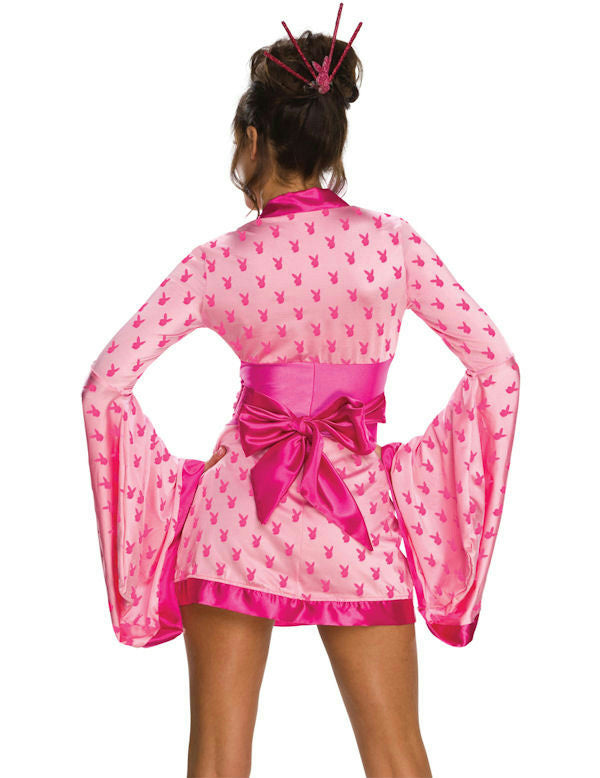 Secret Wishes Women's Sexy Playboy Pink Geisha Costume Medium