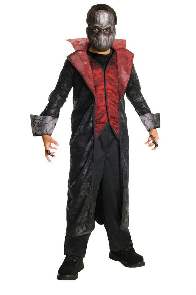 Horrorland Cruel Count Vampire Costume And Mask Medium (Size 8-10)