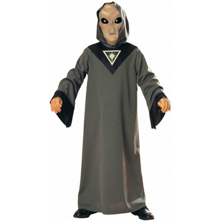 Rubie's 2nd Officer Leoj Child Alien Glow Mask and Robe Costume Size Medium 8-10