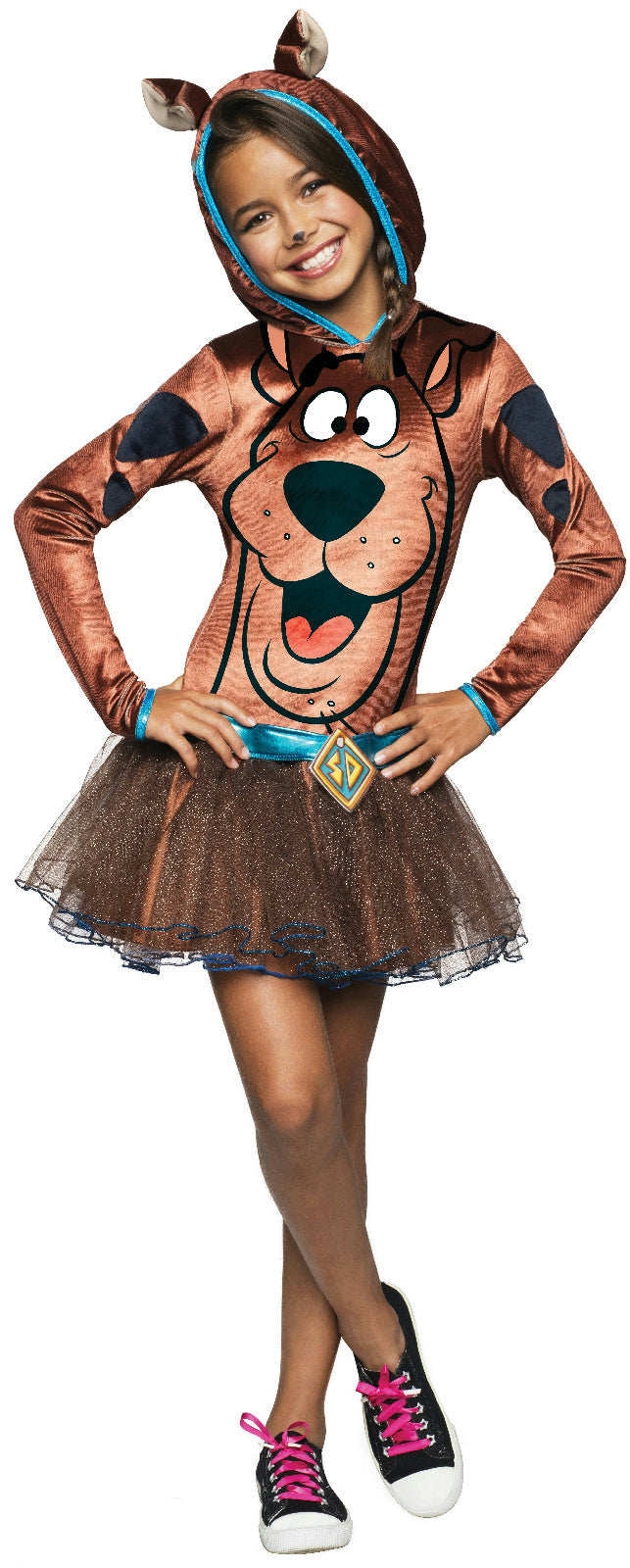 Scooby Doo Hooded Girls Costume Size Medium 8-10