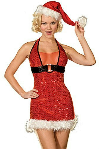 Dreamgirl Merry Mischief Sexy Miss Santa Christmas Adult Costume Size Medium