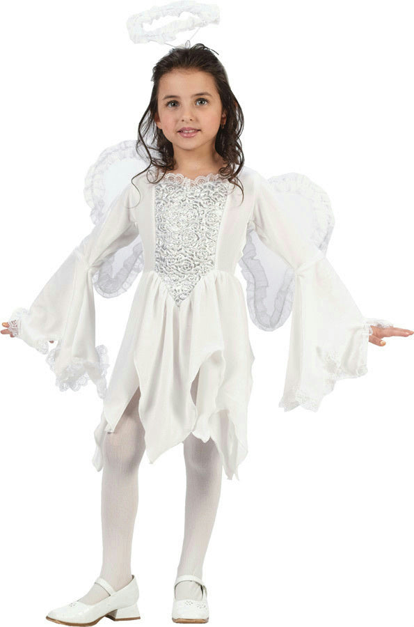 Baby Girl's Velvety Angel Velour Toddler Child Costume Size Large 3t-4t