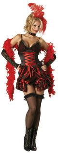Womens Sexy Dance Hall Darlin Deluxe Burlesque Adult Saloon Girl Costume XS